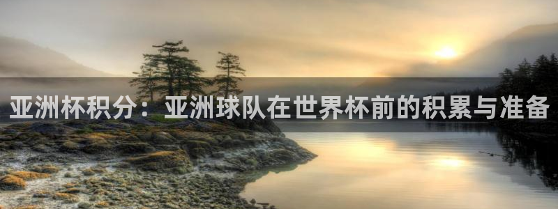2026世界杯赛：亚洲杯积分：亚洲球队在世界杯前的积累与准备